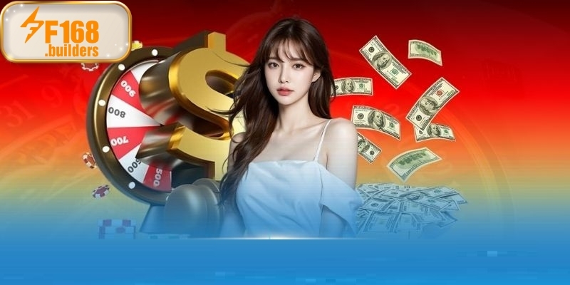 Sảnh quay thưởng “Lucky Spin” F168 – nơi người chơi trúng giải tới 10.000.000 VNĐ chỉ với một lượt quay.