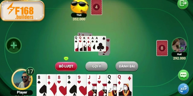 Cách chơi Tiến lên online dành cho hội viên F168